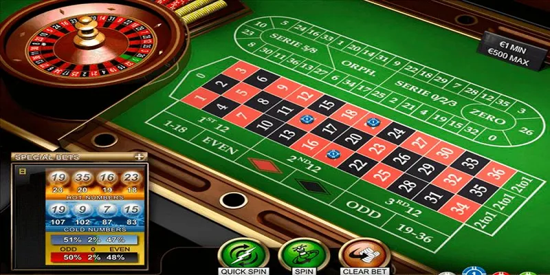 Luật chơi roulette cơ bản