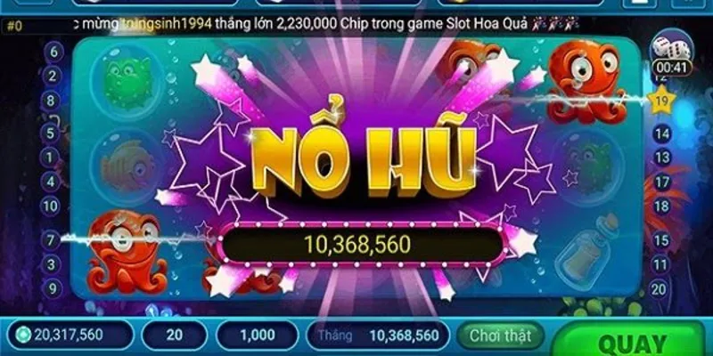 Sảnh chơi slot tại nhà cái vô cùng đặc biệt và hấp dẫn cược thủ